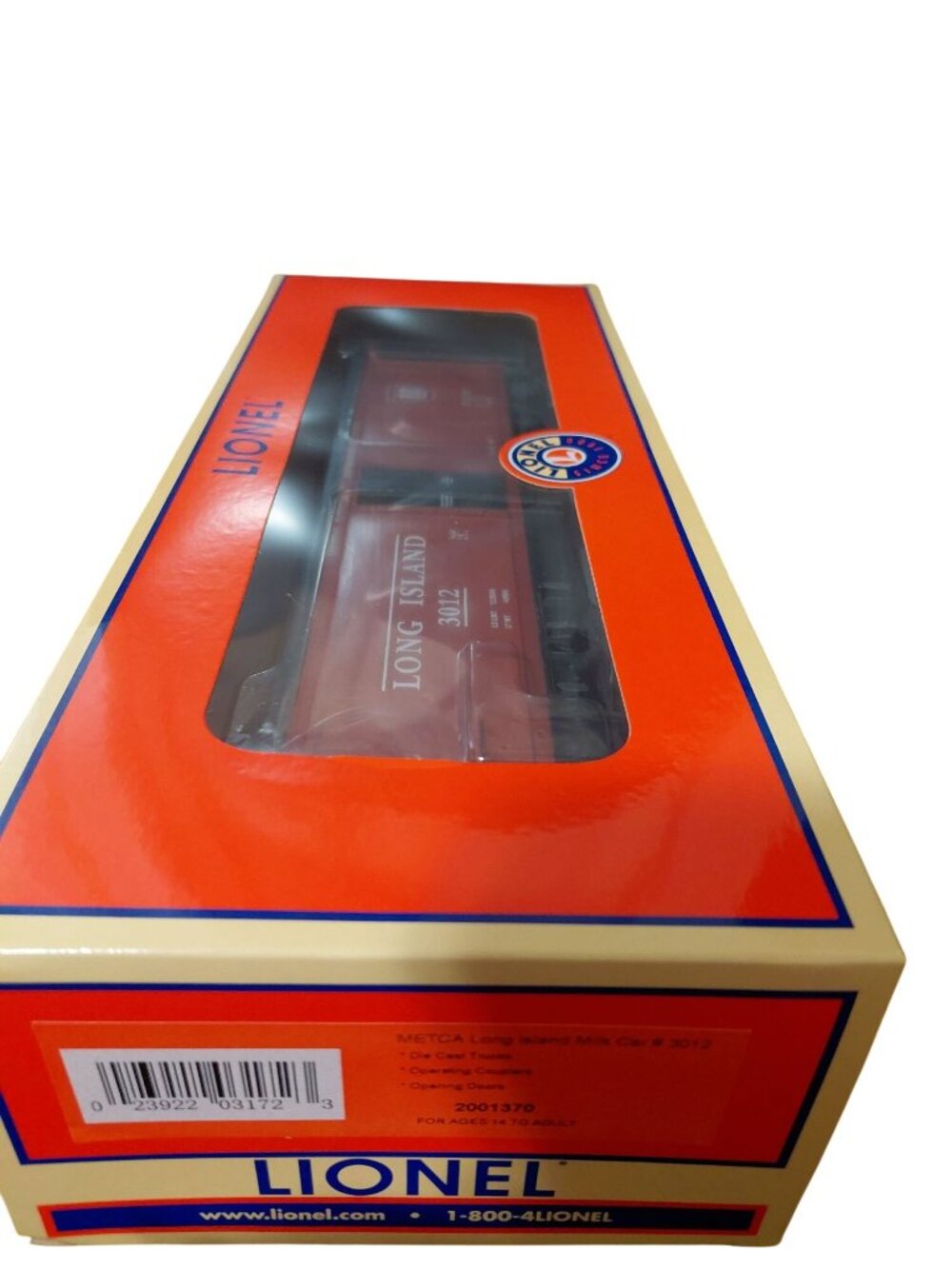NIB Lionel METCA Long Island Milk Car #3012 Die Cast Trucks 2001370 Opening Door - Picture 3 of 6